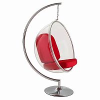 кресло bubble chair with stand красное в Бийске