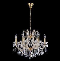 подвесная люстра crystal lux hollywood sp6 gold в Бийске
