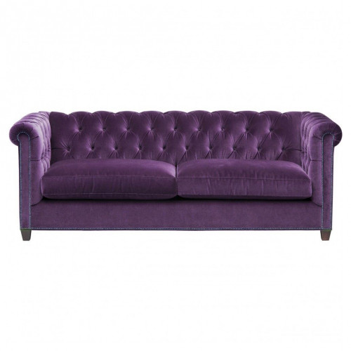 диван chesterfield 2.0 прямой фиолетовый в Бийске