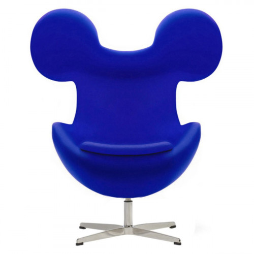 кресло egg mickey синее в Бийске