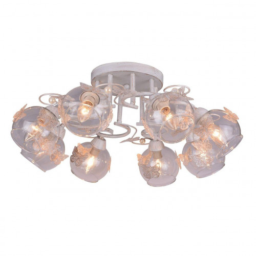 потолочная люстра arte lamp alessandra a5004pl-8wg в Бийске