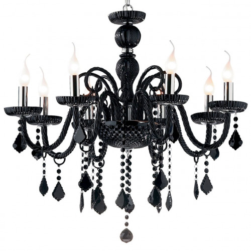 подвесная люстра ideal lux giudecca sp8 nero в Бийске