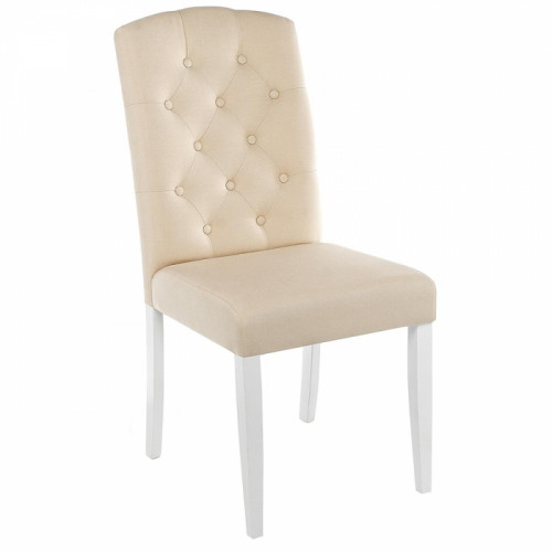 стул деревянный menson white / fabric сream в Бийске