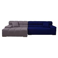 диван tufty-time sofa угловой модульный серый с синим в Бийске