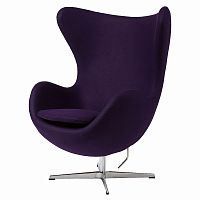 кресло egg chair темно-фиолетовое в Бийске