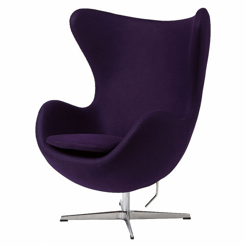 кресло egg chair темно-фиолетовое в Бийске